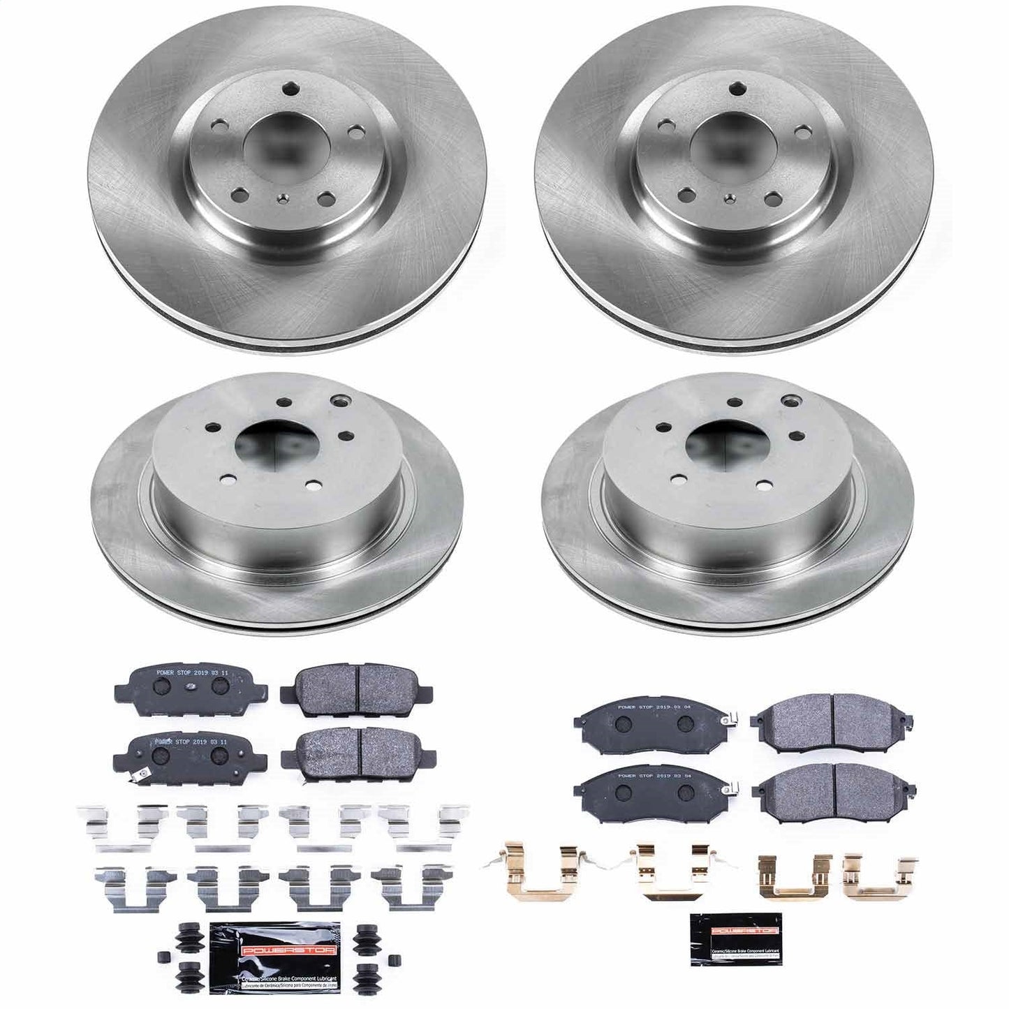 PowerStop 12-13 Infiniti M35h Front & Rear Track Day SPEC Brake Kit (TDSK6237)
