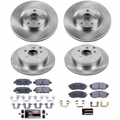 PowerStop 12-13 Infiniti M35h Front & Rear Track Day SPEC Brake Kit (TDSK6237)