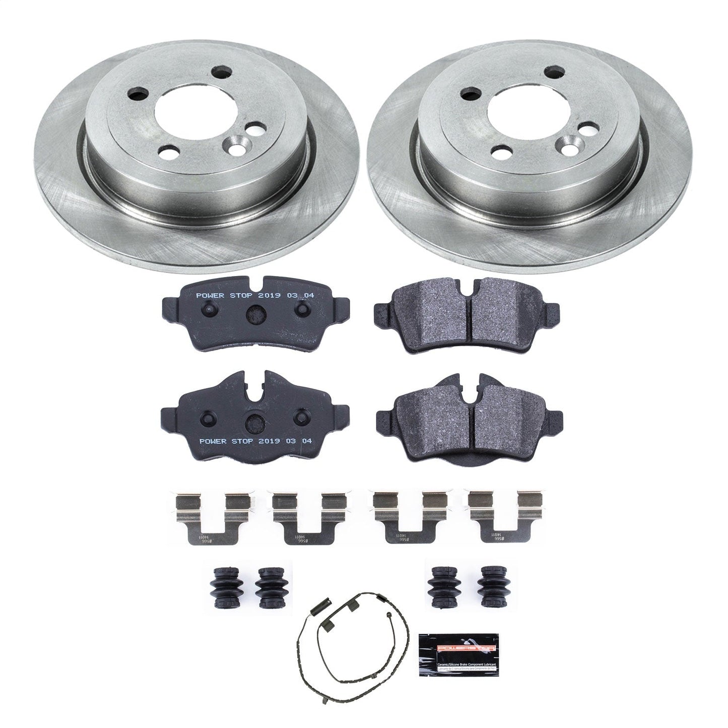 PowerStop 07-08 Mini Cooper Rear Track Day SPEC Brake Kit (TDSK6280)