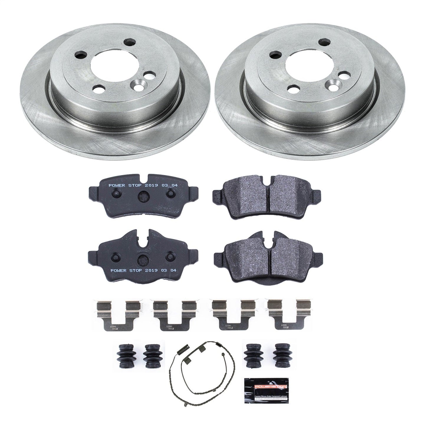 PowerStop 07-10 Mini Cooper Rear Track Day SPEC Brake Kit (TDSK6281)