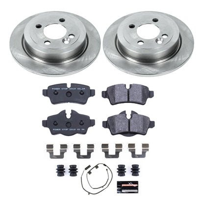PowerStop 07-10 Mini Cooper Rear Track Day SPEC Brake Kit (TDSK6281)