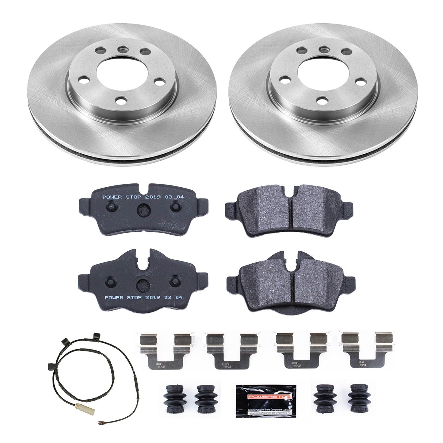 PowerStop 11-16 Mini Cooper Rear Track Day SPEC Brake Kit (TDSK6331)
