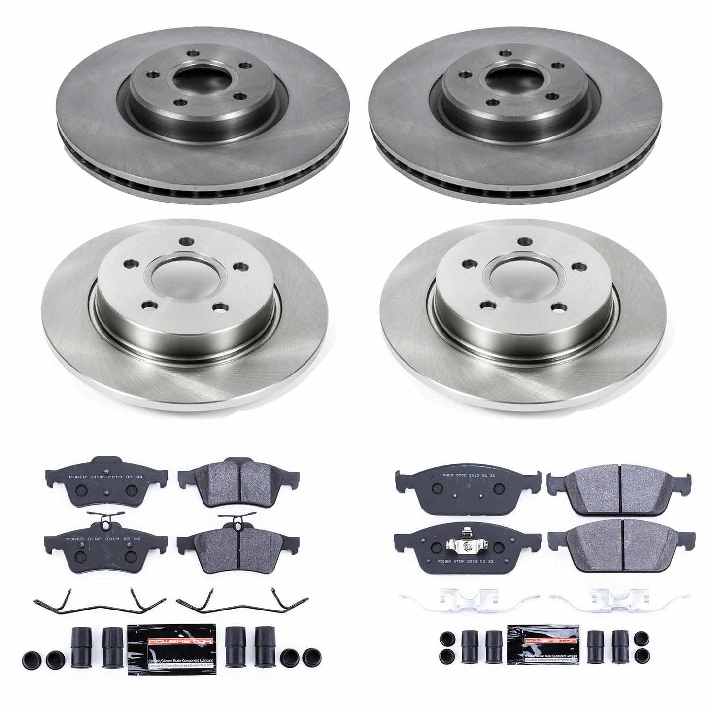 PowerStop 13-14 Ford Focus Front & Rear Track Day SPEC Brake Kit (TDSK6350)