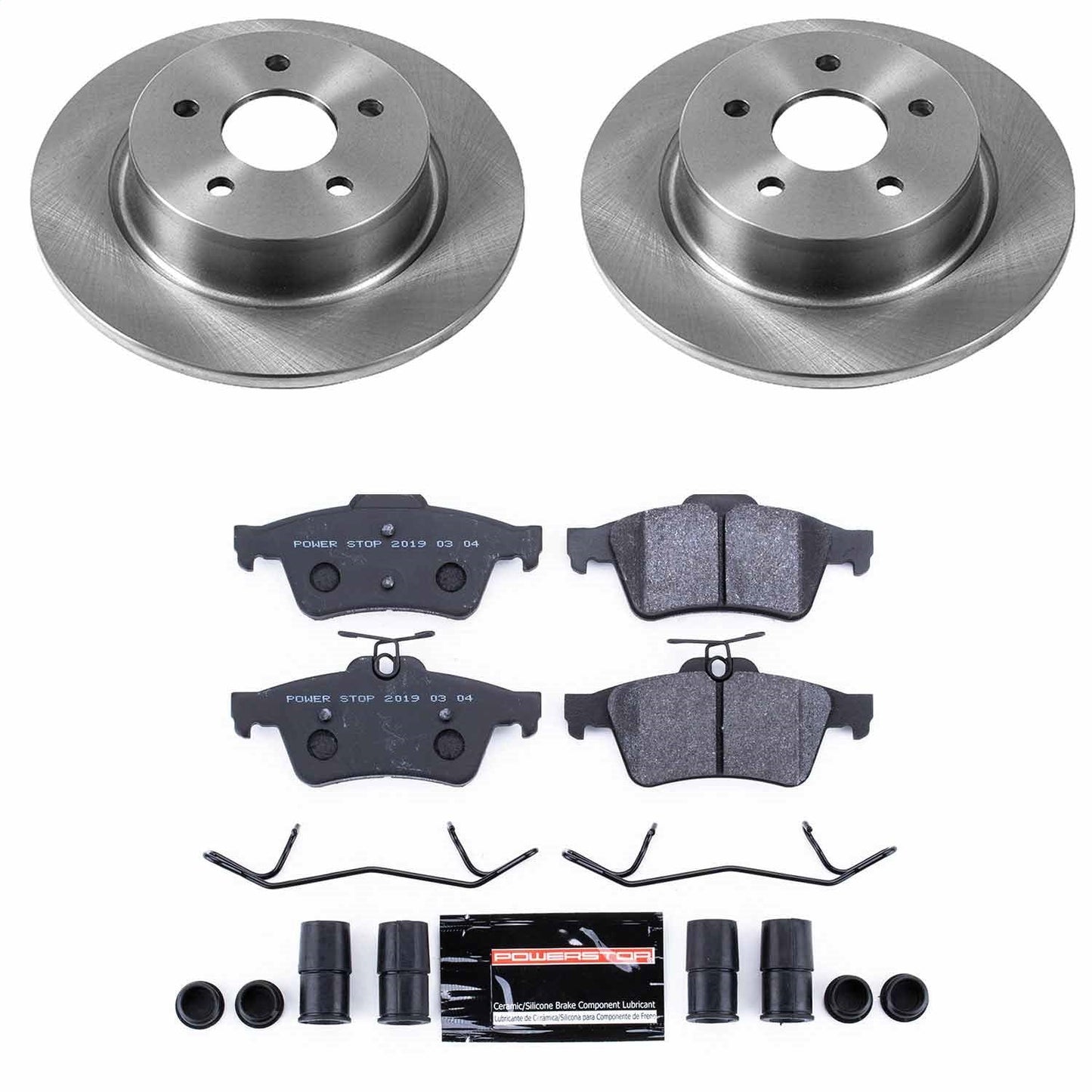 PowerStop 13-18 Ford C-Max Rear Track Day SPEC Brake Kit (TDSK6398)