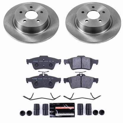 PowerStop 13-18 Ford C-Max Rear Track Day SPEC Brake Kit (TDSK6398)