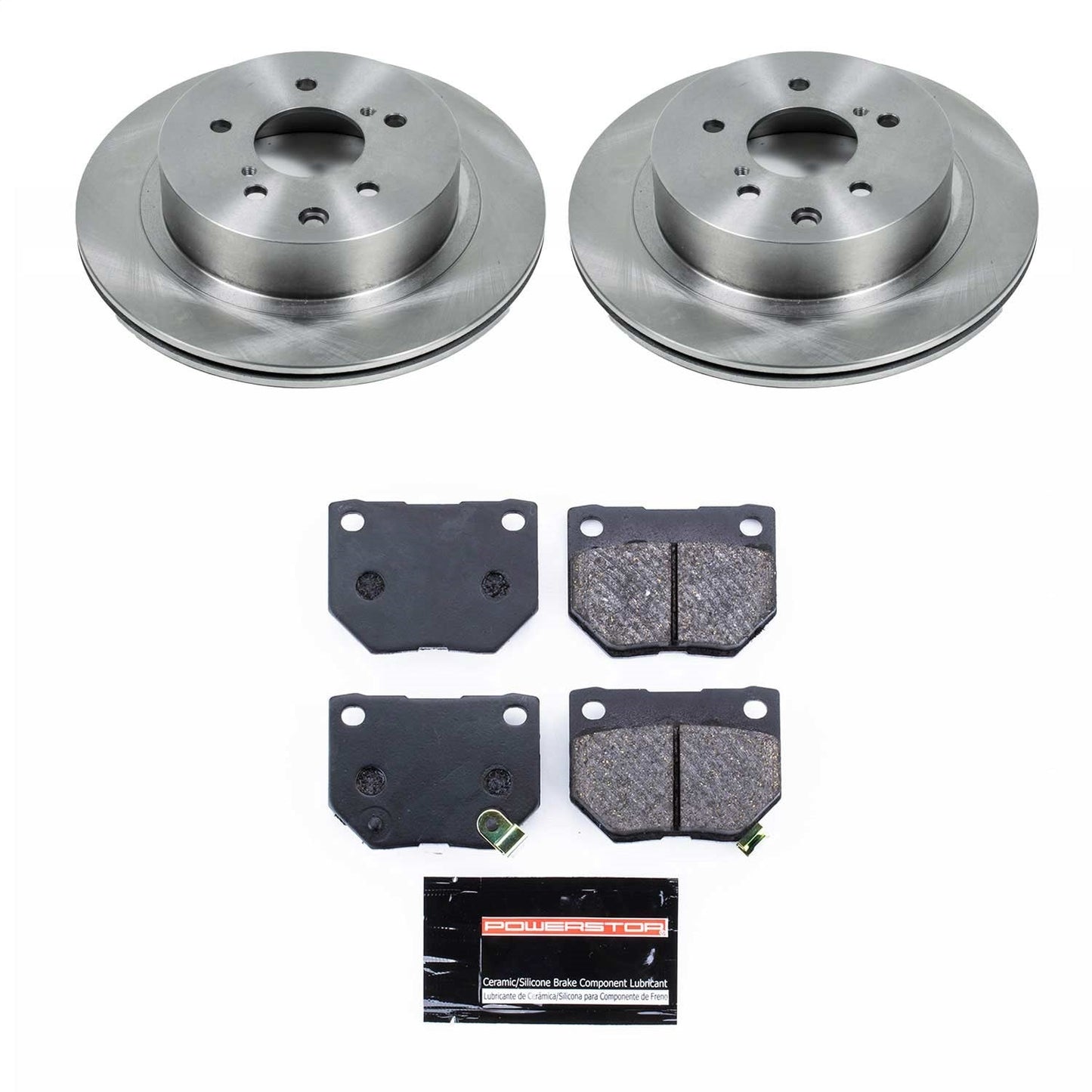 PowerStop 89-96 Nissan 300ZX Rear Track Day SPEC Brake Kit (TDSK666)