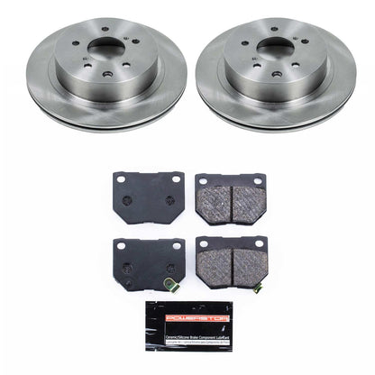 PowerStop 89-96 Nissan 300ZX Rear Track Day SPEC Brake Kit (TDSK666)