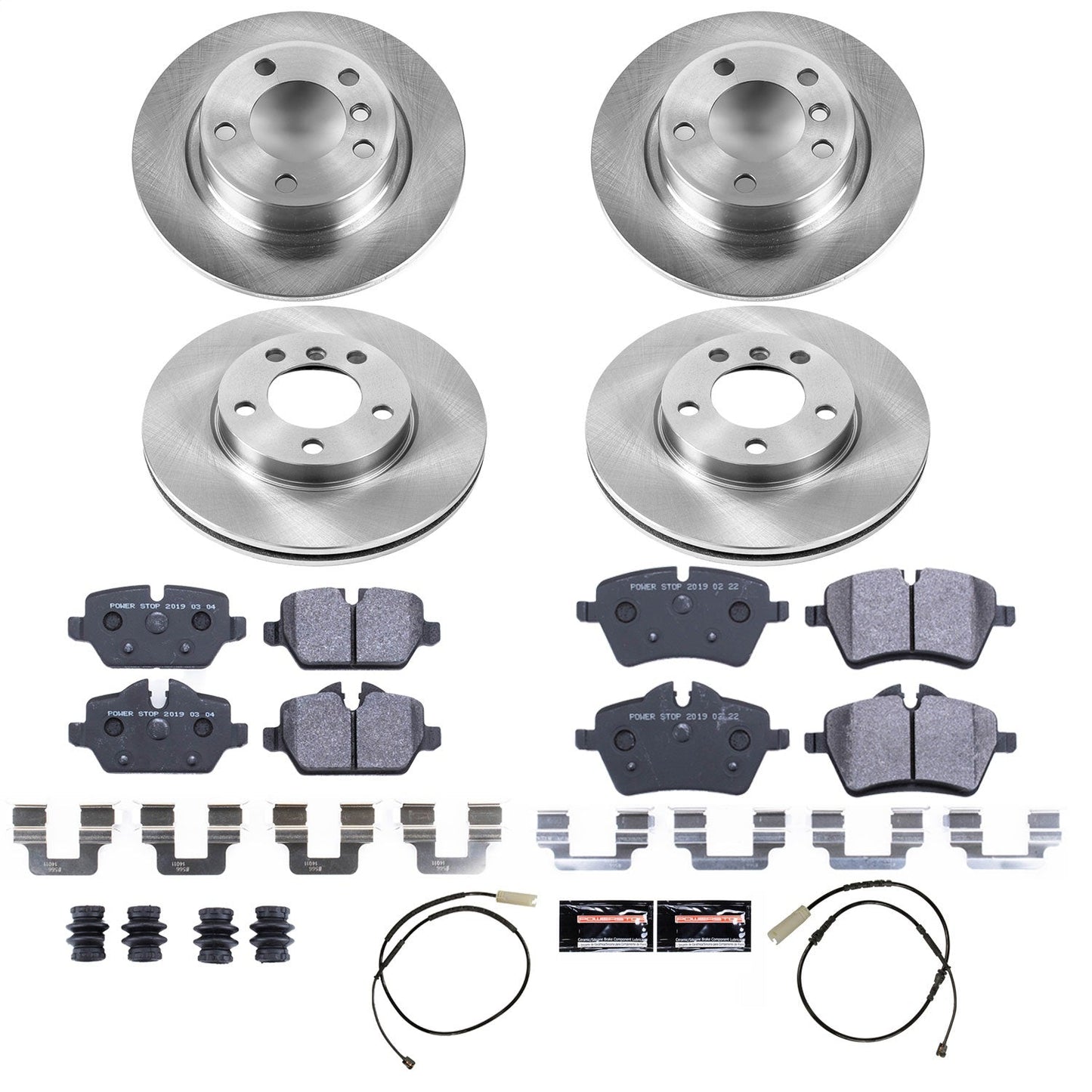PowerStop 11-16 Mini Cooper Countryman Front & Rear Track Day SPEC Brake Kit (TDSK6663)