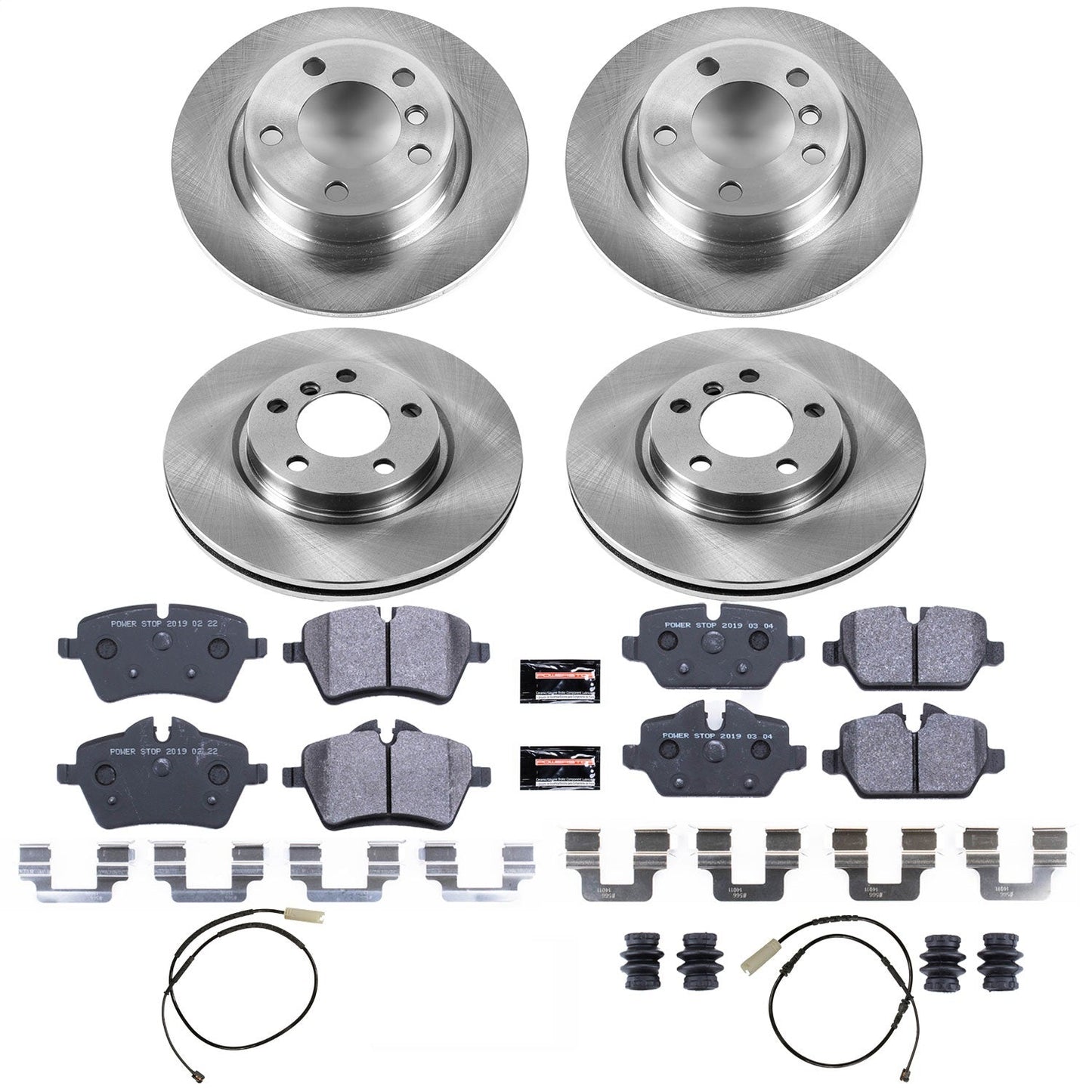 PowerStop 11-16 Mini Cooper Countryman Front & Rear Track Day SPEC Brake Kit (TDSK6666)