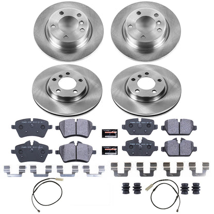 PowerStop 11-16 Mini Cooper Countryman Front & Rear Track Day SPEC Brake Kit (TDSK6666)