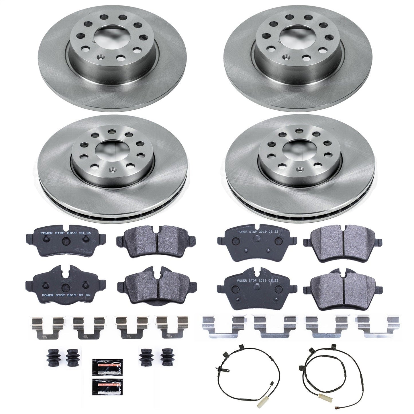 PowerStop 11-16 Mini Cooper Front & Rear Track Day SPEC Brake Kit (TDSK6742)