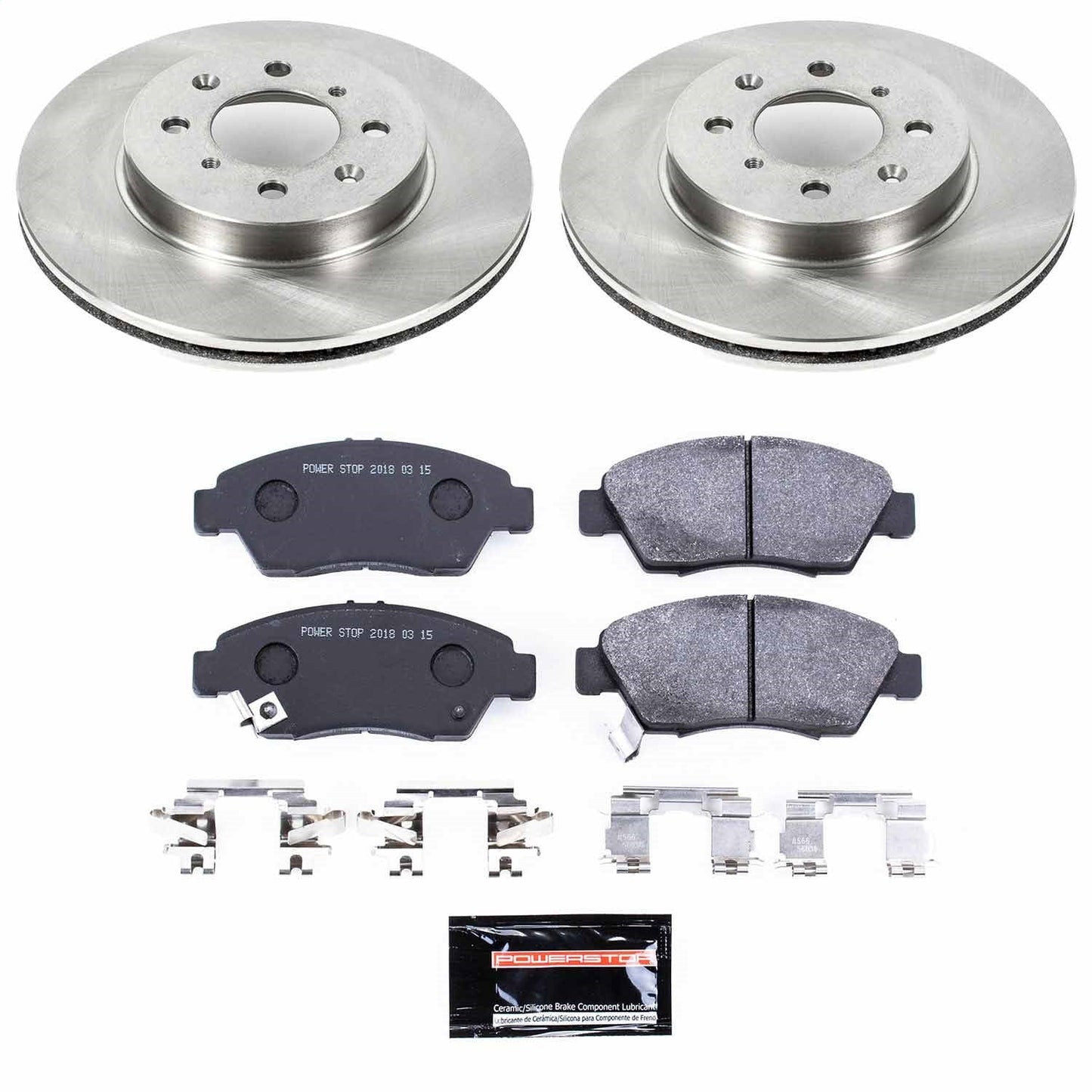 PowerStop 93-95 Honda Civic Front Track Day SPEC Brake Kit (TDSK694)