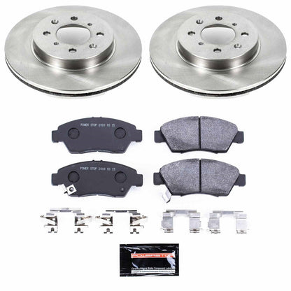 PowerStop 93-95 Honda Civic Front Track Day SPEC Brake Kit (TDSK694)