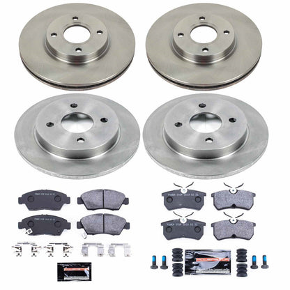 PowerStop 14-19 Ford Fiesta Front & Rear Track Day SPEC Brake Kit (TDSK7002)