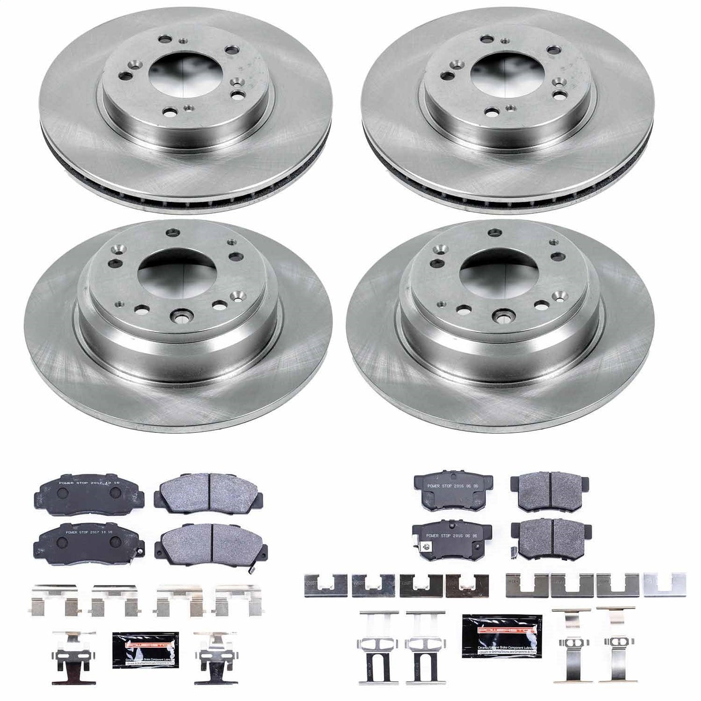 PowerStop 96-98 Acura RL Front & Rear Track Day SPEC Brake Kit (TDSK705)