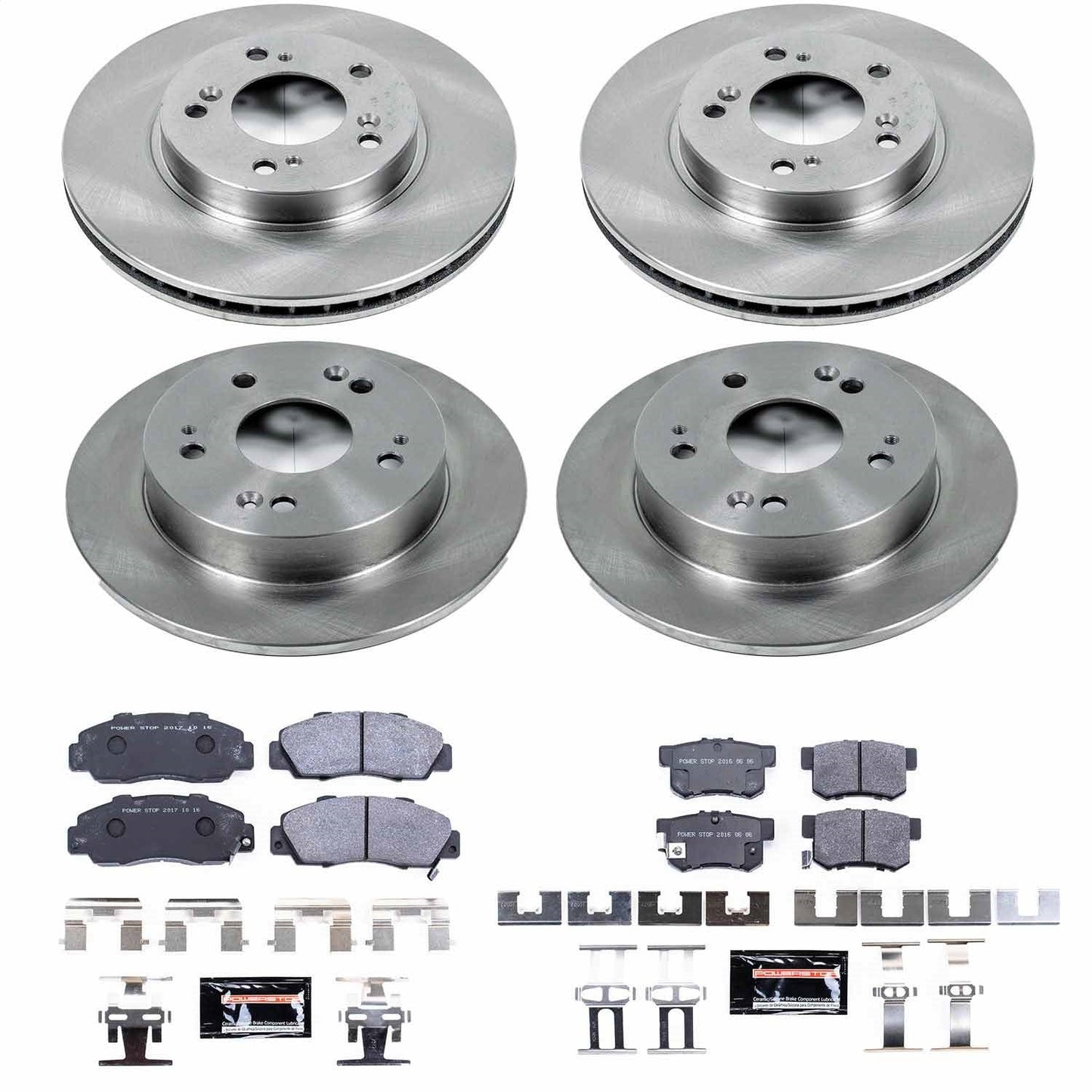 PowerStop 97-01 Honda Prelude Front & Rear Track Day SPEC Brake Kit (TDSK706)