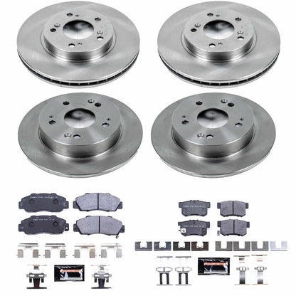 PowerStop 97-01 Honda Prelude Front & Rear Track Day SPEC Brake Kit (TDSK706)