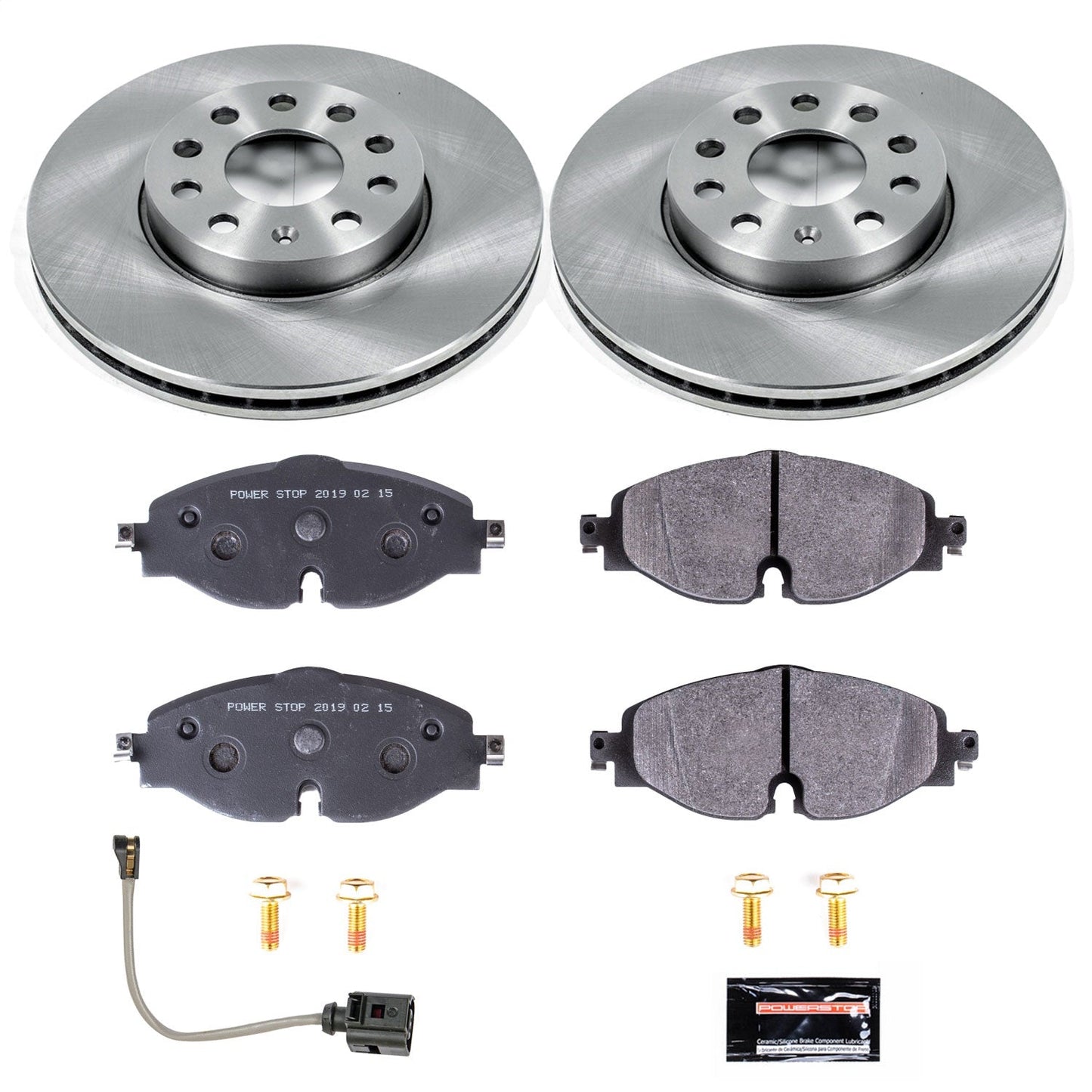 PowerStop 15-18 Audi A3 Front Track Day SPEC Brake Kit (TDSK7080)