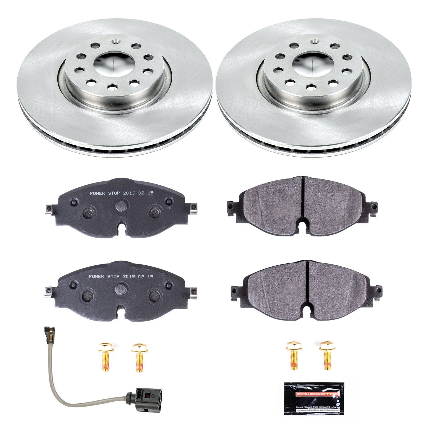 PowerStop 15-18 Audi A3 Front Track Day SPEC Brake Kit (TDSK7082)