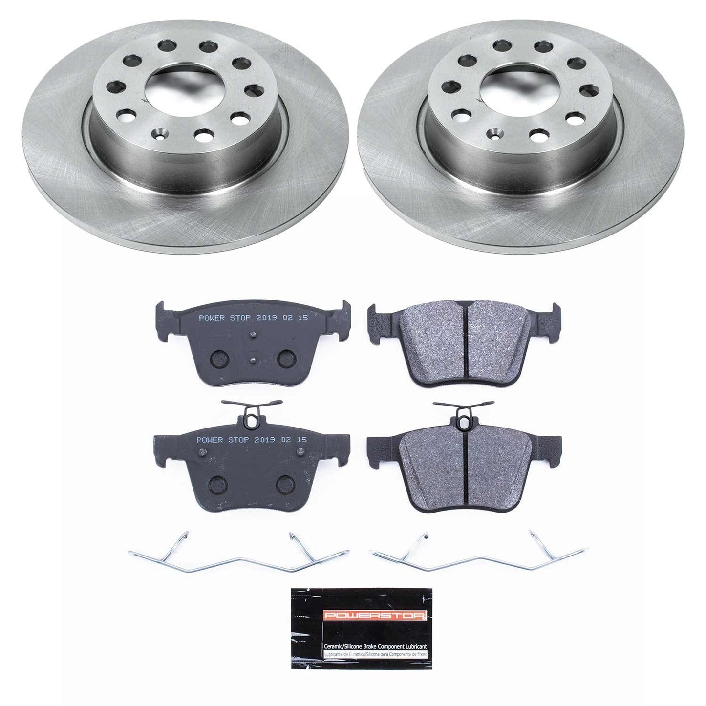 PowerStop 15-18 Audi A3 Rear Track Day SPEC Brake Kit (TDSK7093)