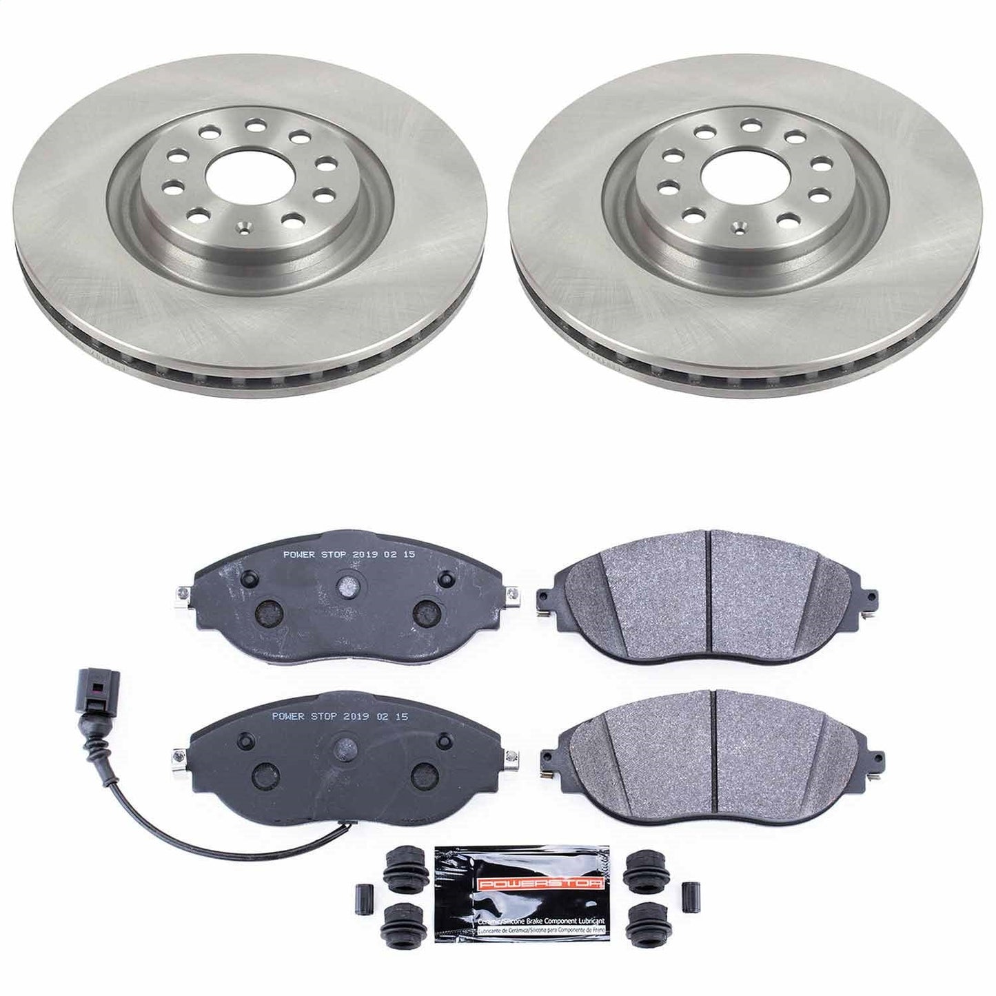 PowerStop 12-17 Volkswagen CC Front Track Day SPEC Brake Kit (TDSK7175)