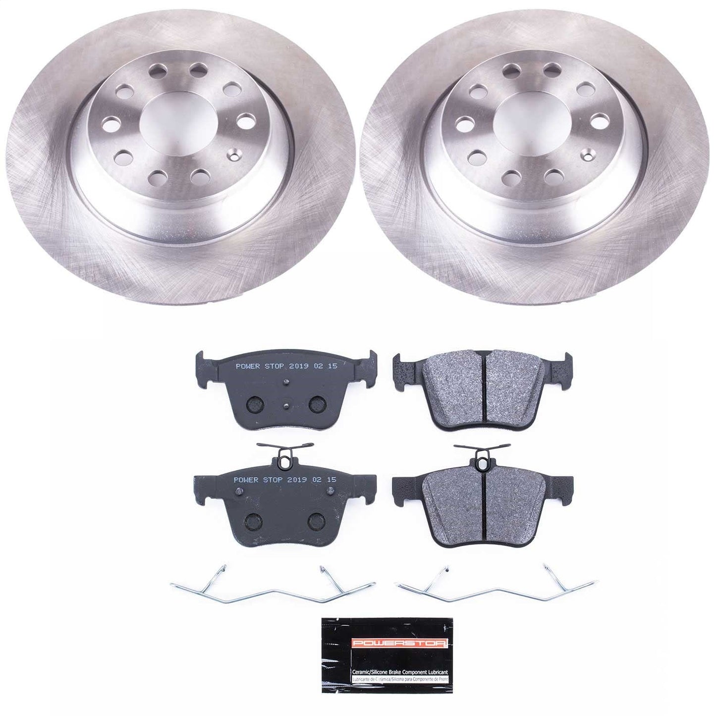 PowerStop 16-18 Audi TT Quattro Rear Track Day SPEC Brake Kit (TDSK7176)