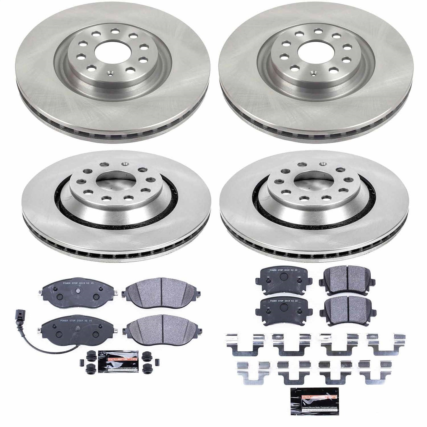 PowerStop 12-17 Volkswagen CC Front & Rear Track Day SPEC Brake Kit (TDSK7254)