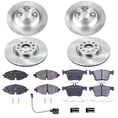 PowerStop 16-18 Audi TT Quattro Front & Rear Track Day SPEC Brake Kit (TDSK7278)