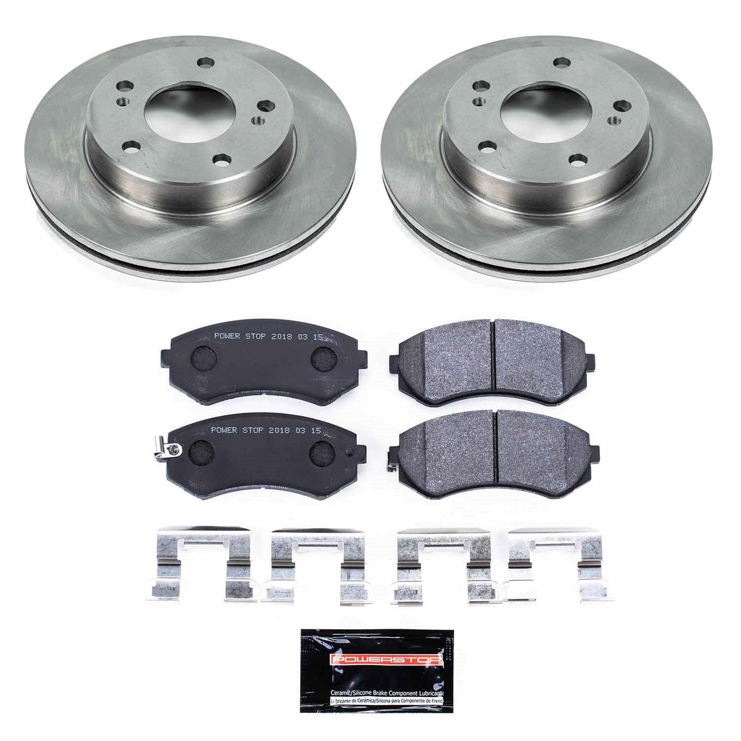 PowerStop 94-96 Nissan 240SX Front Track Day SPEC Brake Kit (TDSK754)