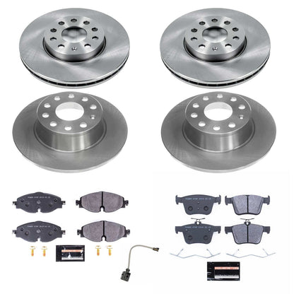 PowerStop 2019 Volkswagen Jetta Front & Rear Track Day SPEC Brake Kit (TDSK8365)