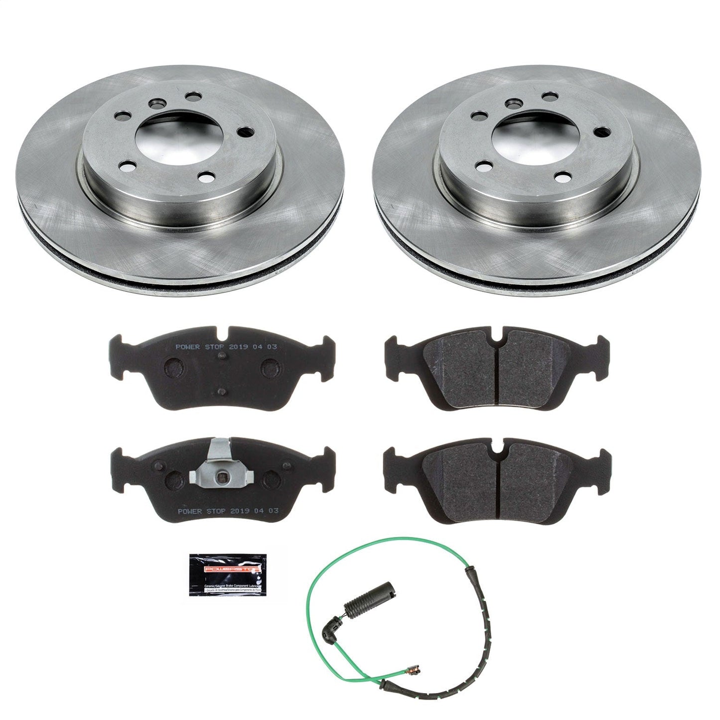 PowerStop 01-05 BMW 325xi Front Track Day SPEC Brake Kit (TDSK868)