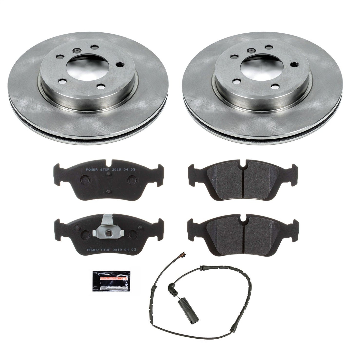 PowerStop 2000 BMW 323i Front Track Day SPEC Brake Kit (TDSK869)