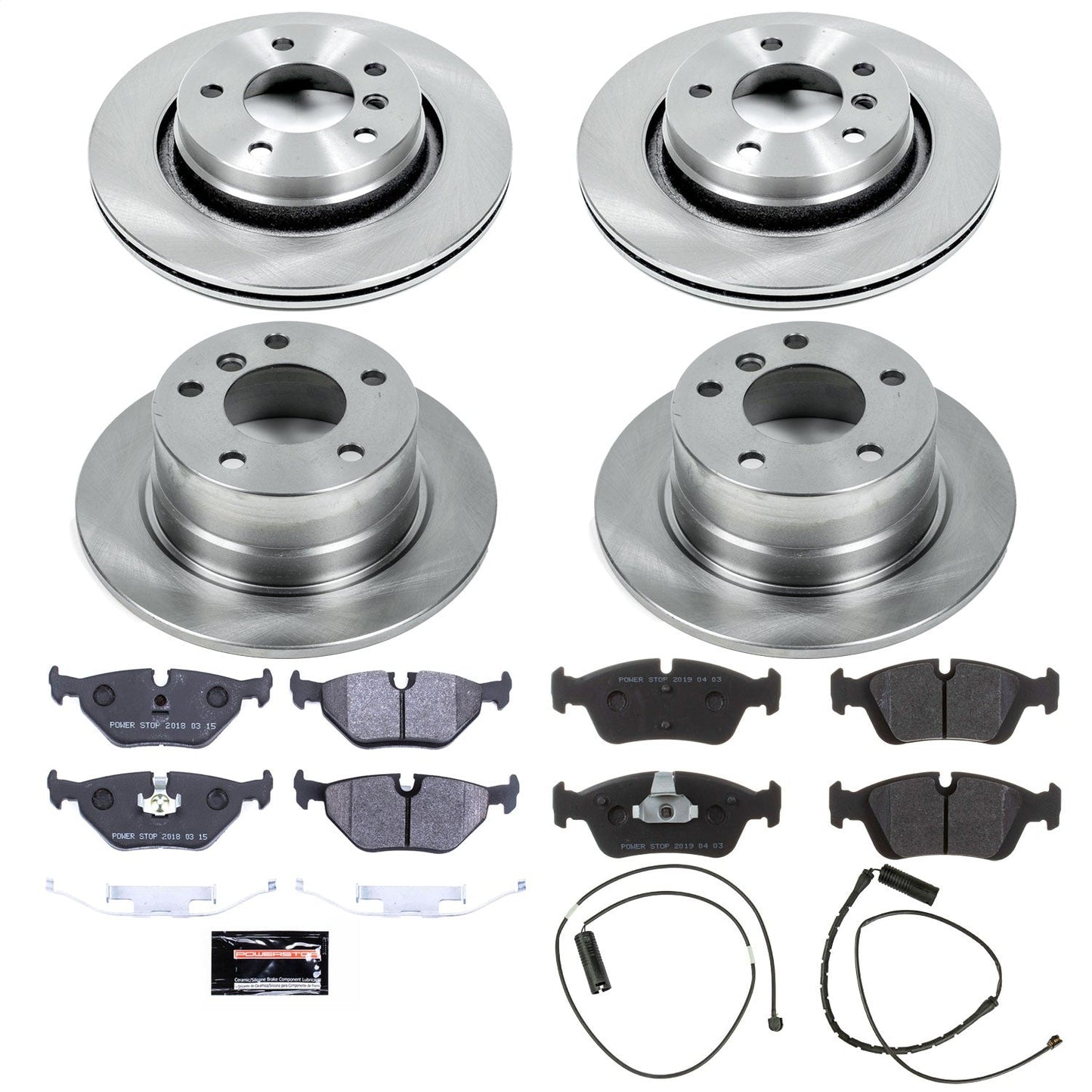 PowerStop 01-02 BMW Z3 Front & Rear Track Day SPEC Brake Kit (TDSK870)