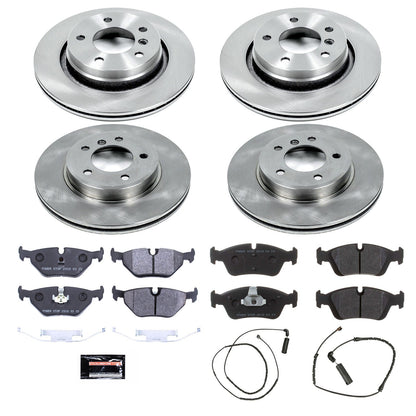 PowerStop 2000 BMW 323i Front & Rear Track Day SPEC Brake Kit (TDSK871)