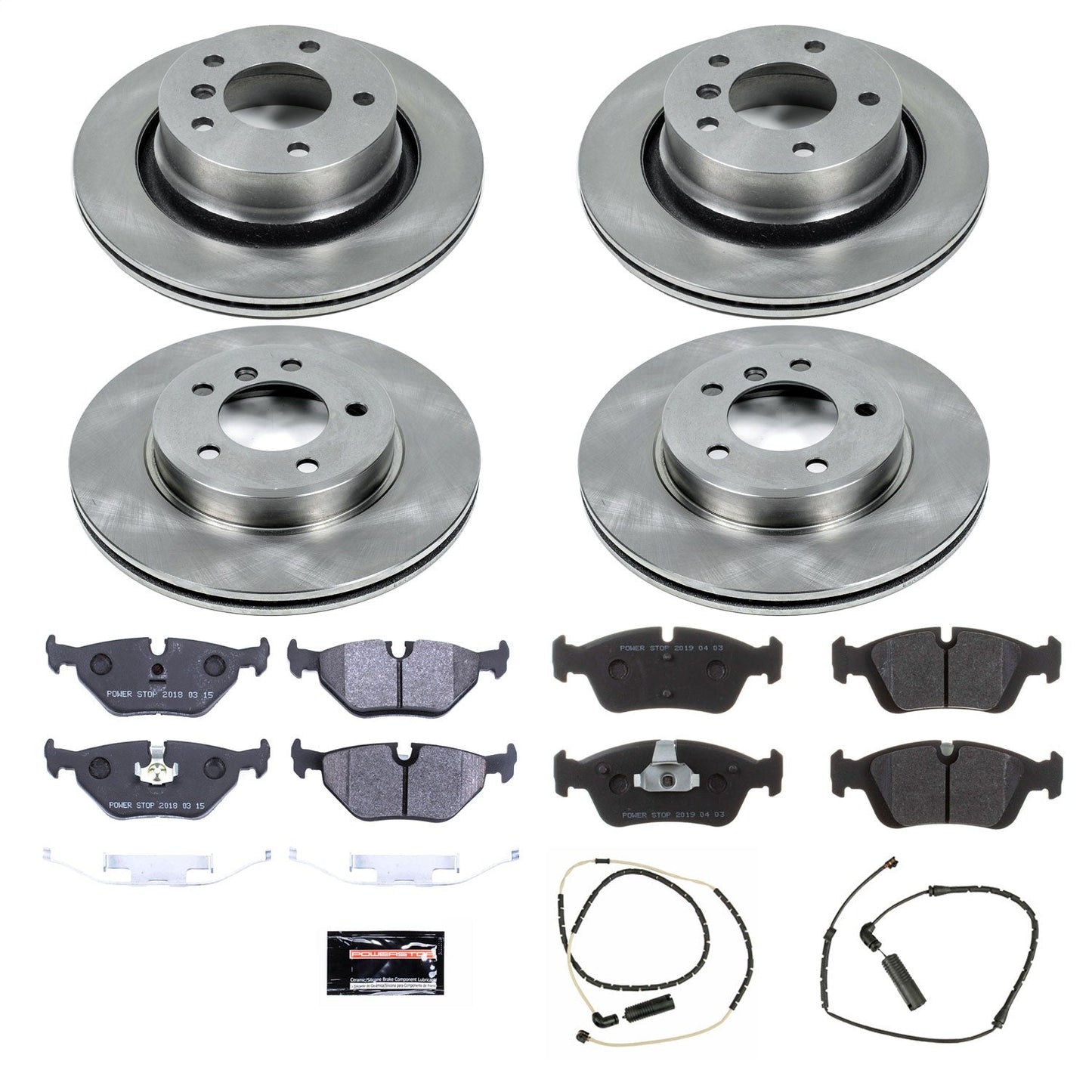 PowerStop 03-08 BMW Z4 Front & Rear Track Day SPEC Brake Kit (TDSK873)