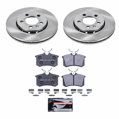 PowerStop 00-06 Audi TT Quattro Rear Track Day SPEC Brake Kit (TDSK920)