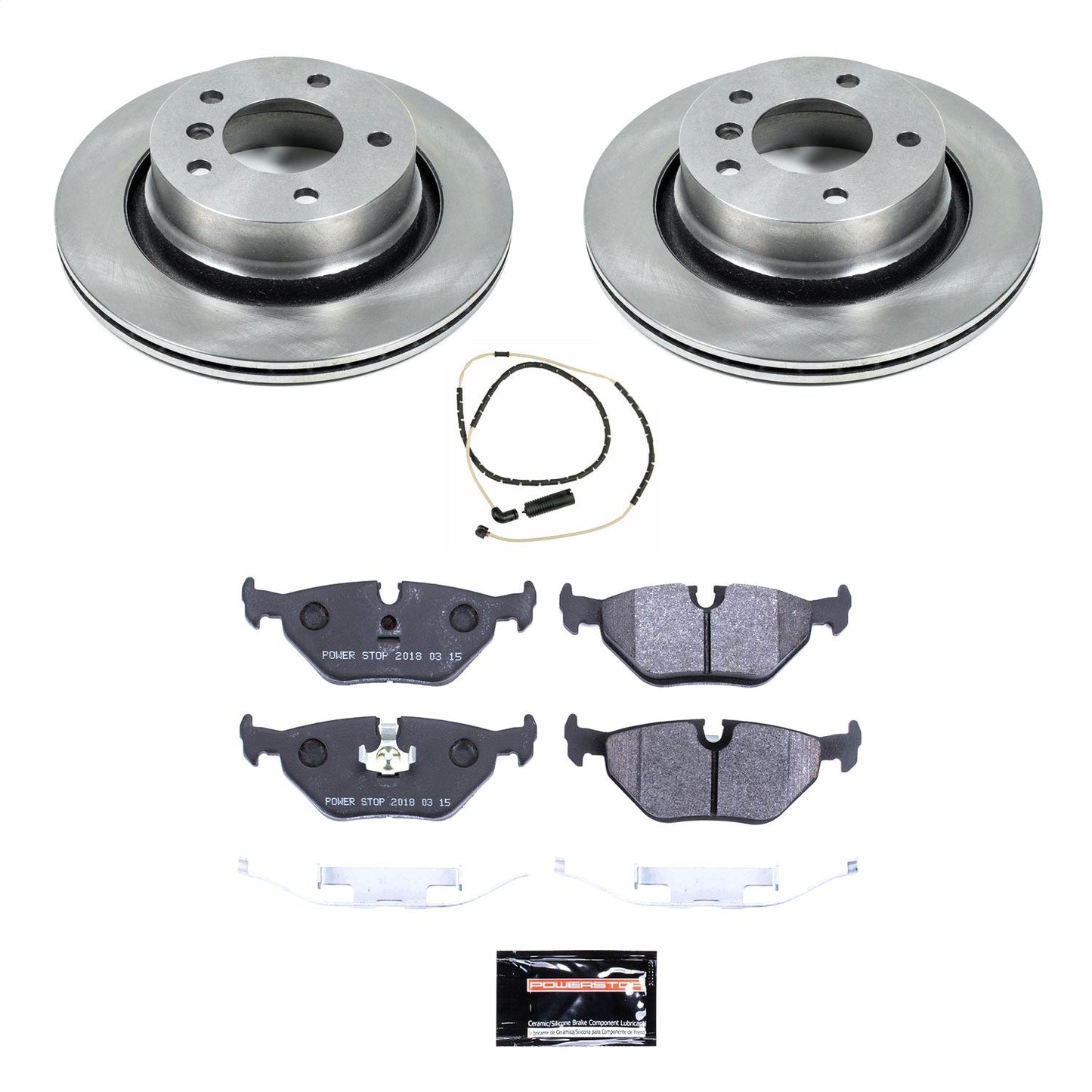PowerStop 03-08 BMW Z4 Rear Track Day SPEC Brake Kit (TDSK962)