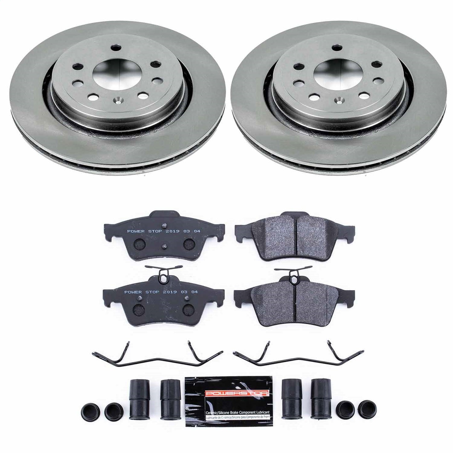 PowerStop 03-11 Saab 9-3 Rear Track Day SPEC Brake Kit (TDSK983)