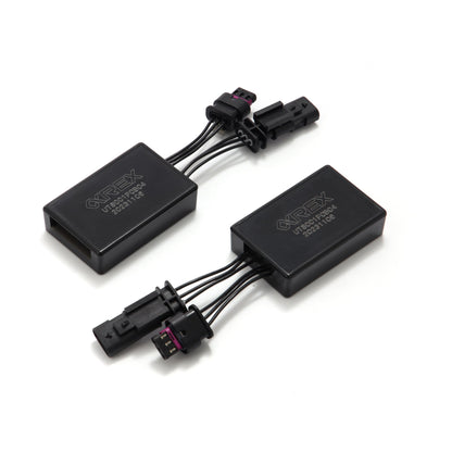 AlphaRex Tesla Model 3/Y with Stock Reflector Headlights to AlphaRex Headlights Decoders (Solution for Issue after Software Upgrade 32.4)