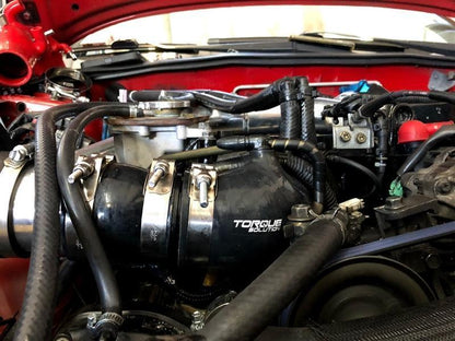 Torque Solution 2.4" Turbo Inlet Hose | 2002-2007 Subaru WRX, 2004-2021 Subaru WRX STI, and 2005-2009 Subaru Legacy GT (TS-SU-463BK)