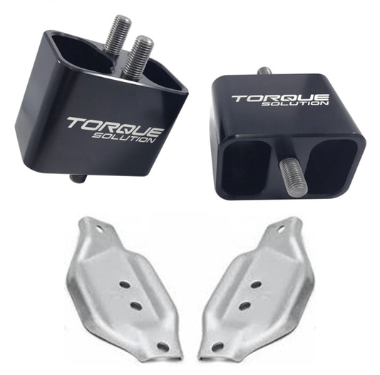Torque Solution Solid Billet Engine Mounts | Subaru Impreza WRX/Forester/X (02-14) (TS-SU-200SB-PL)