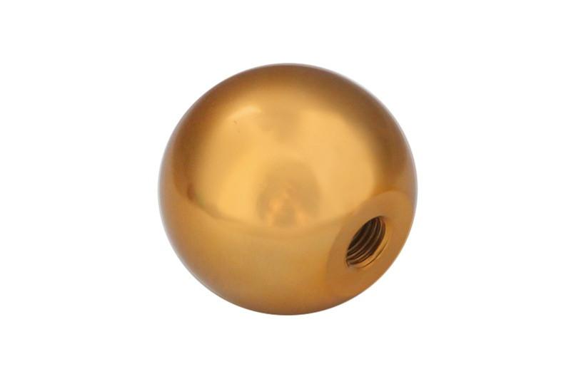 Torque Solution 12x1.25 Gold Billet Shift Knob (TS-BSK-003GD)