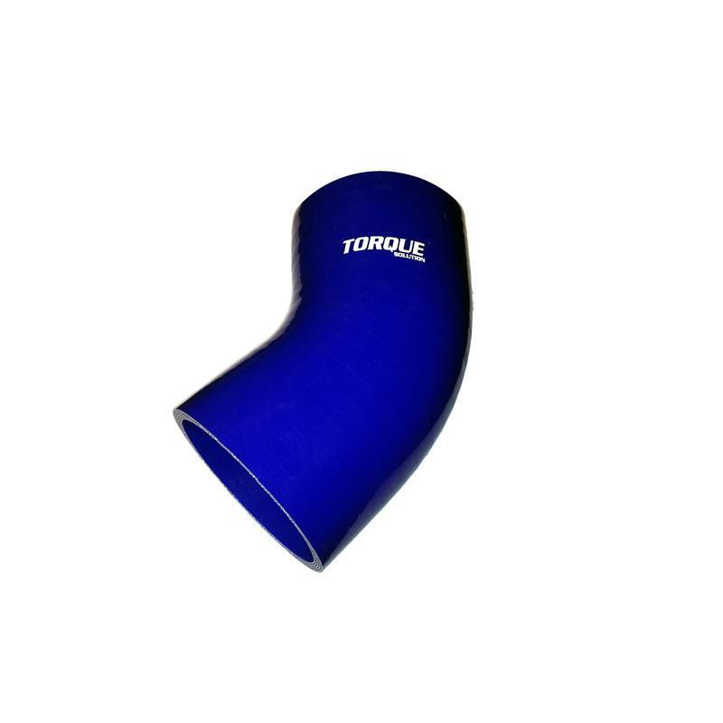Torque Solution 45 Degree 4" Silicone Elbow (TS-CPLR-45D4BK)