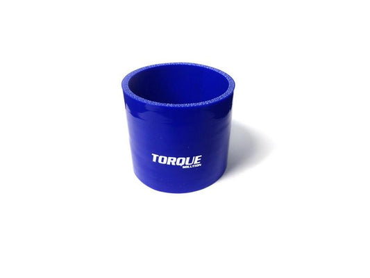 Torque Solution 3" Straight Silicone Coupler - Blue (TS-CPLR-S3BL)