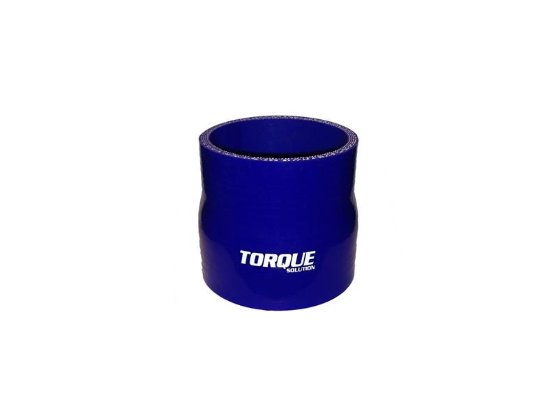 Torque Solution 2.75'' to 3'' Transition Silicone Coupler - Blue (TS-CPLR-T2753BL)