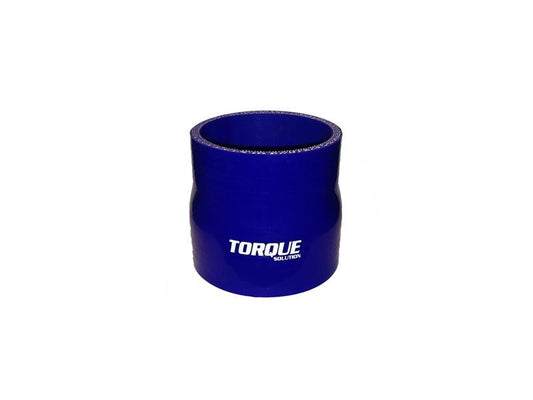 Torque Solution 2.75'' to 3'' Transition Silicone Coupler - Blue (TS-CPLR-T2753BL)