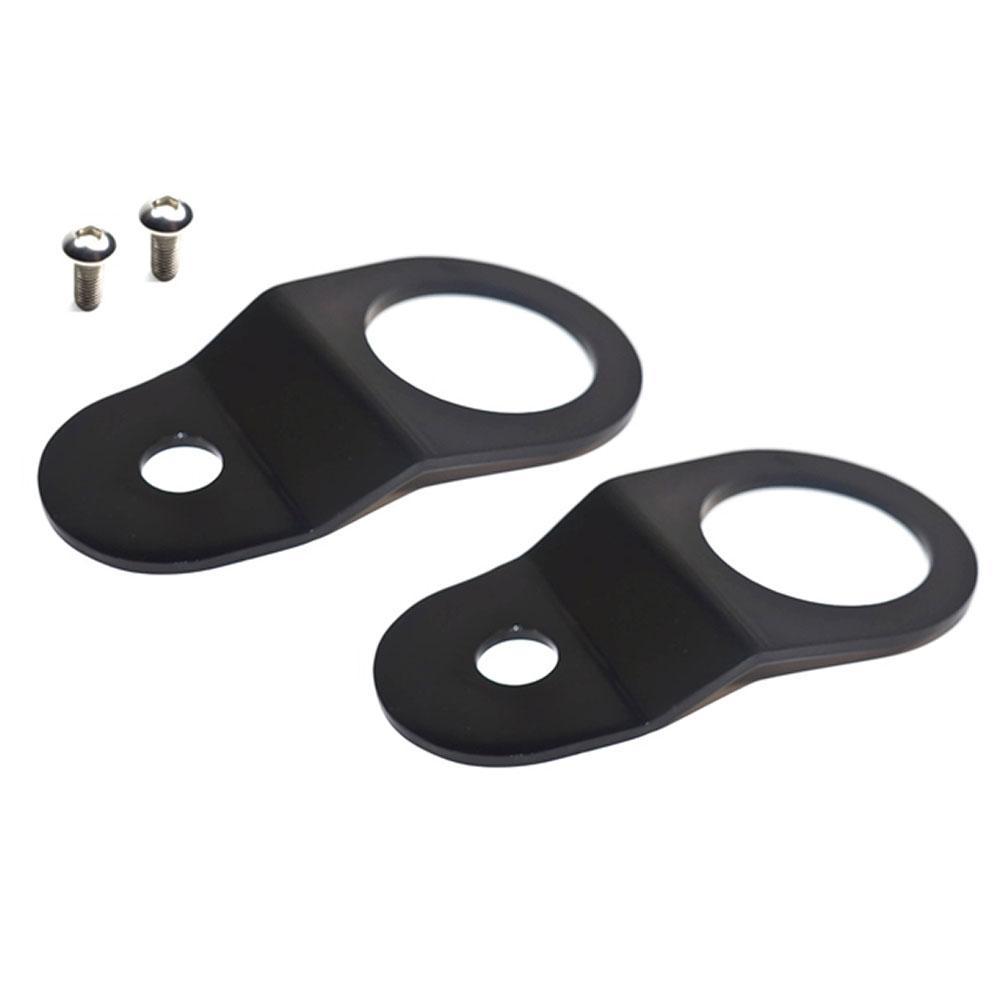 Torque Solution Radiator Mount Pair - Black |2001-2006 Mitsubishi Evo 7/8/9 (TS-EV-009c)