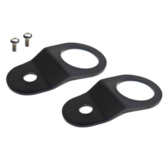 Torque Solution Radiator Mount Pair - Black |2001-2006 Mitsubishi Evo 7/8/9 (TS-EV-009c)