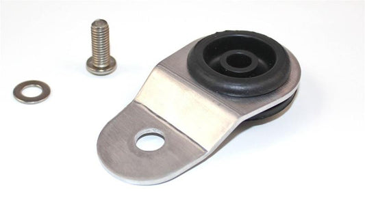 Torque Solution Silver Radiator Mount w/ Insert | 2001-2006 Mitsubishi Evo 7/8/9 (TS-EV-010I)
