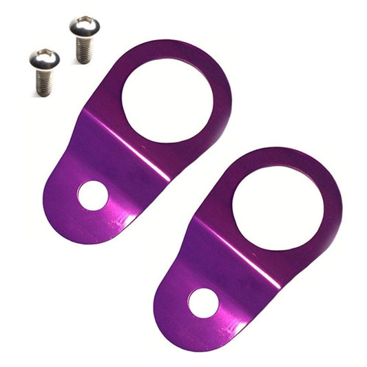 Torque Solution Radiator Mount Pair - Purple | 2001-2006 Mitsubishi Evo 7/8/9 (TS-EV-013c)